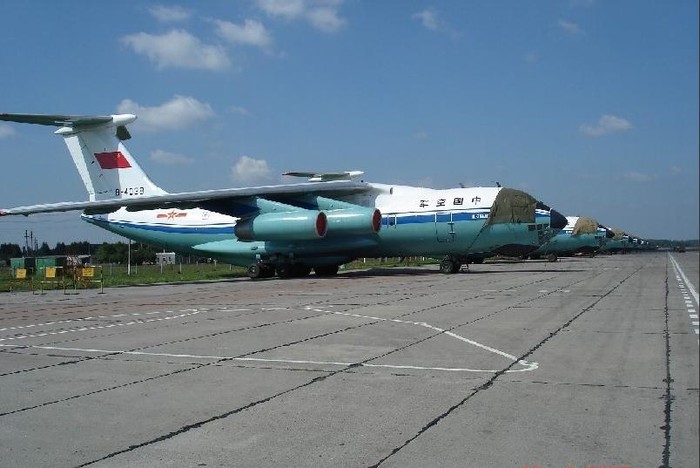 Máy bay vận tải IL-76 của Không quân Trung Quốc, do Nga chế tạo